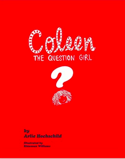 Book cover showing a girl with a question mark above her head