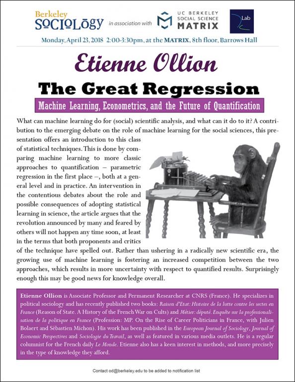 Etienne Ollion The Great Regression Machine Learning - 